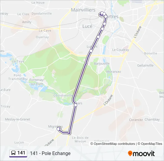 141  Line Map