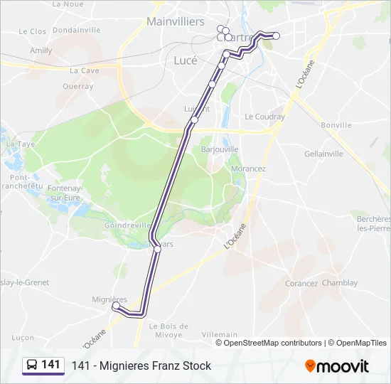 141  Line Map
