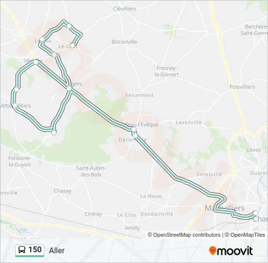 150  Line Map