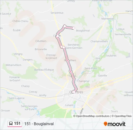 151  Line Map