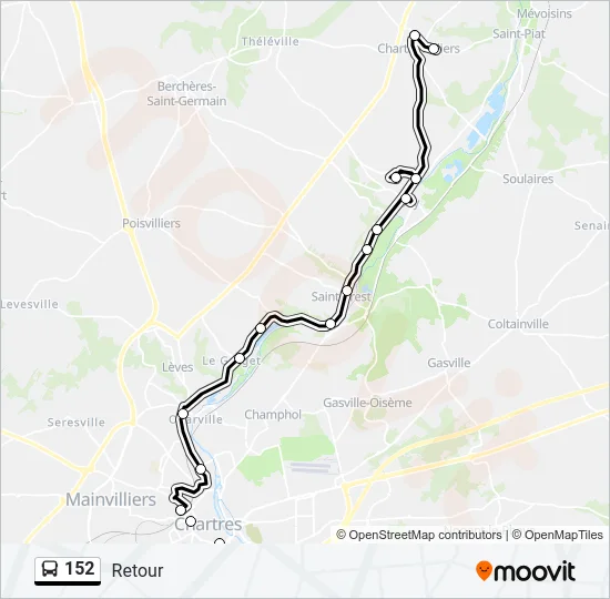 152  Line Map