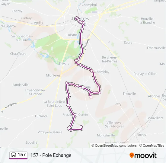 157  Line Map