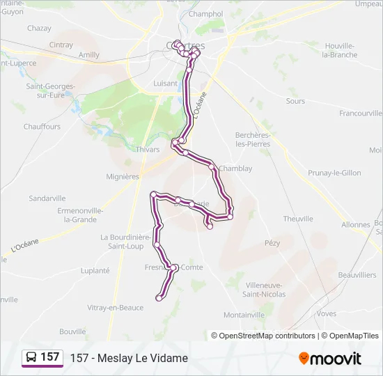 157  Line Map