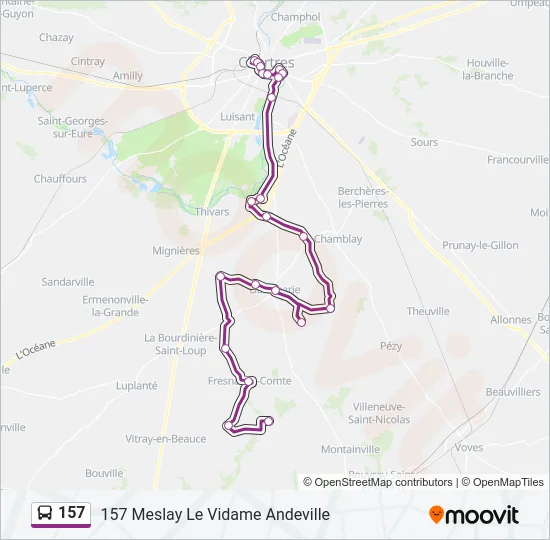 157  Line Map