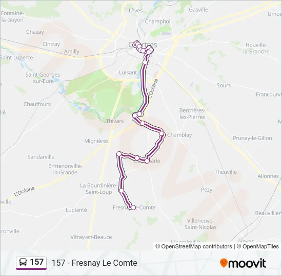 157  Line Map