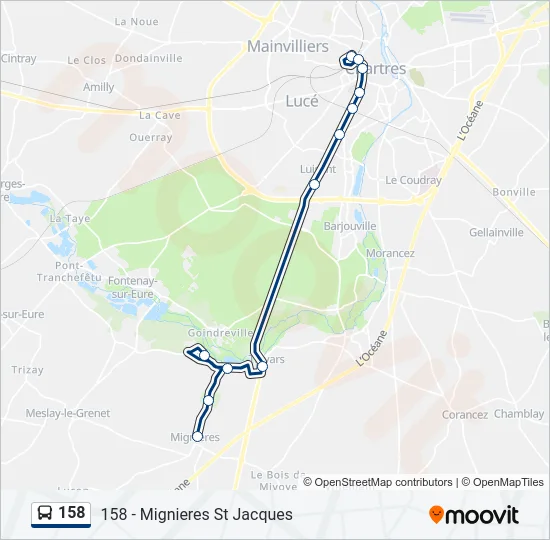 158  Line Map