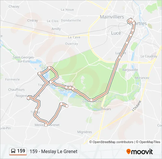159  Line Map