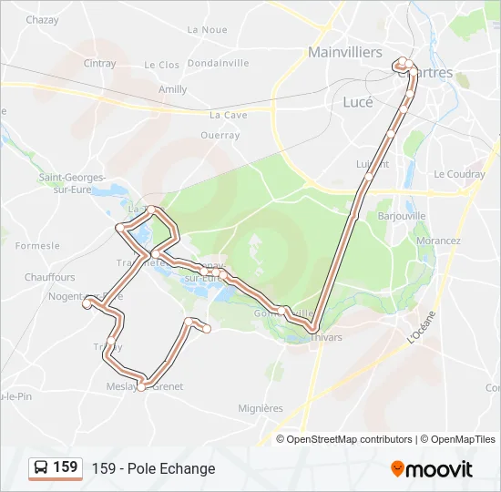 159  Line Map