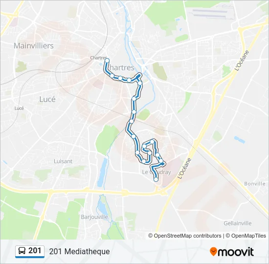 201  Line Map