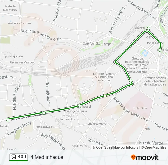 400  Line Map