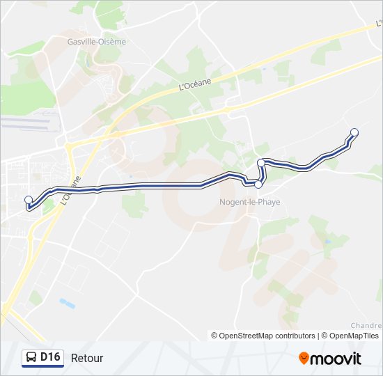 D16  Line Map