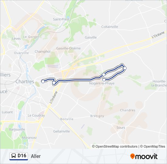 D16  Line Map