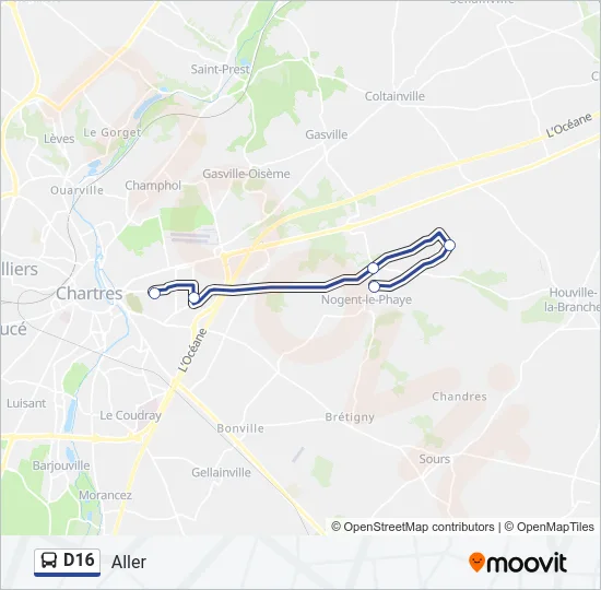 D16  Line Map