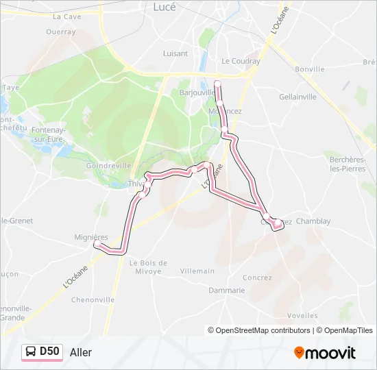 D50  Line Map