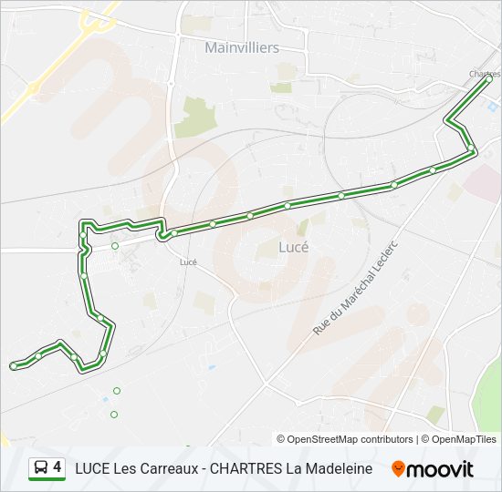 4 Bus Line Map
