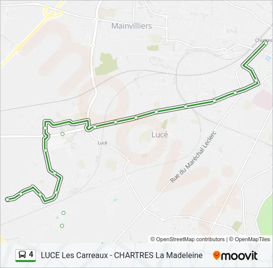 4 Bus Line Map