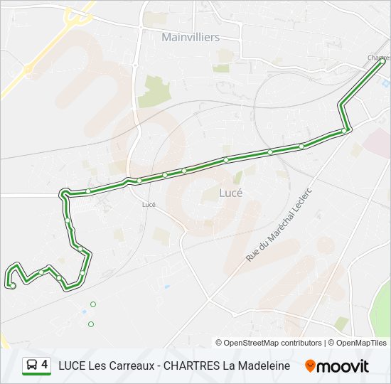 4 Bus Line Map