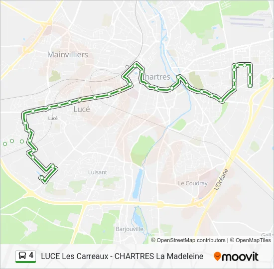 4 Bus Line Map