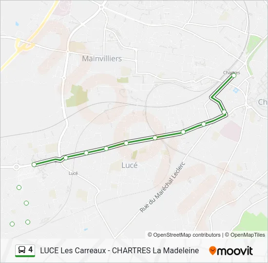4 Bus Line Map