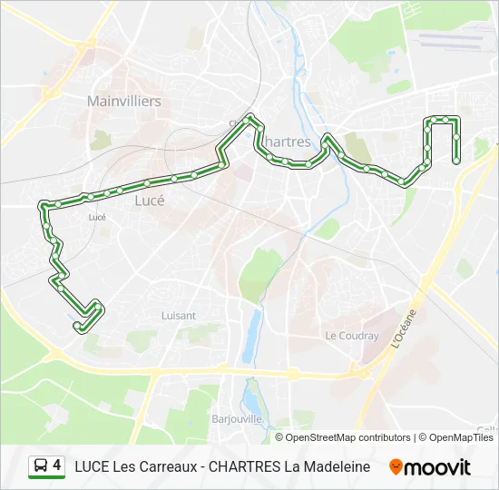 4 Bus Line Map