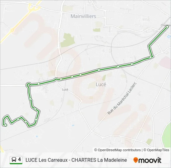 4 Bus Line Map