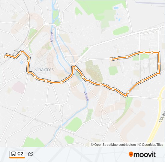 C2 Bus Line Map