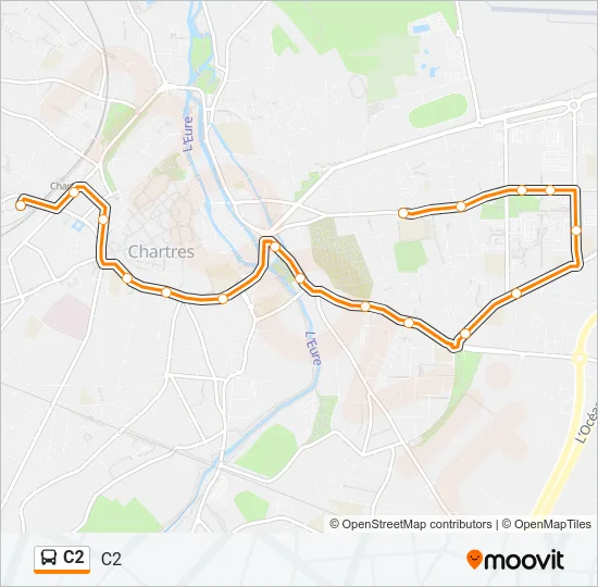 C2 Bus Line Map