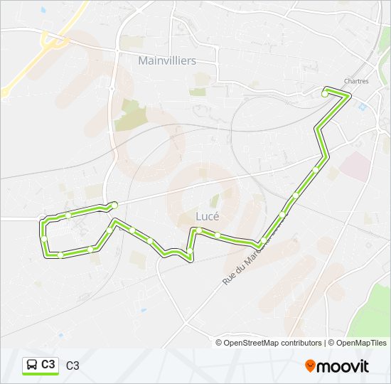C3 Bus Line Map