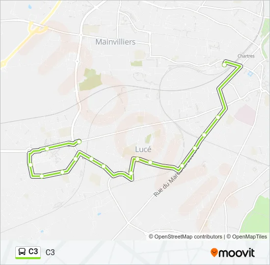C3 Bus Line Map
