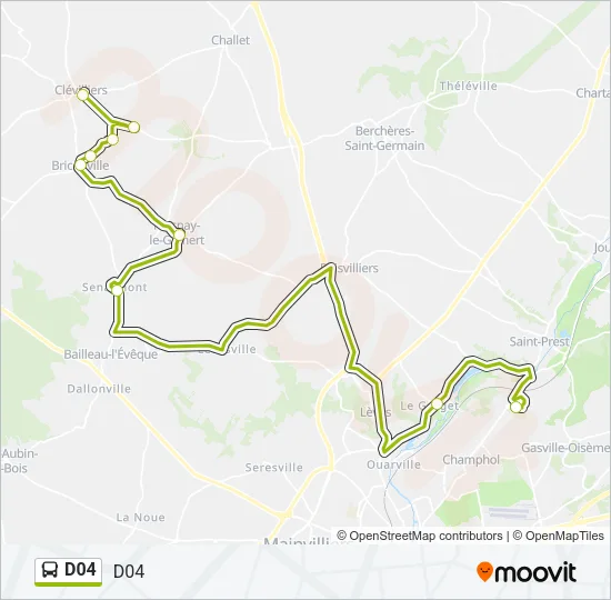 D04 Bus Line Map