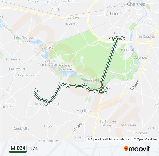 D24 Bus Line Map