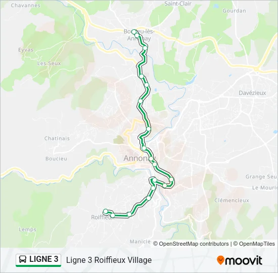 LIGNE 3  Line Map