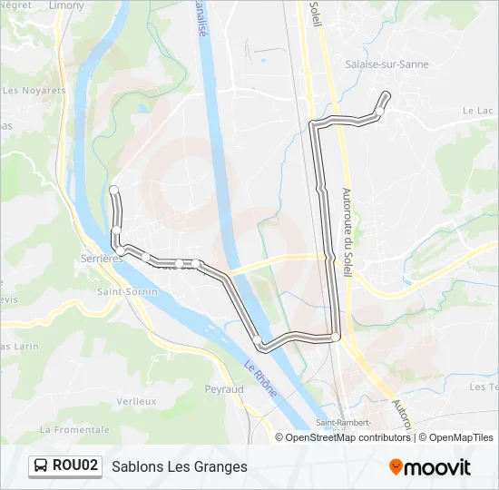 ROU02 Bus Line Map