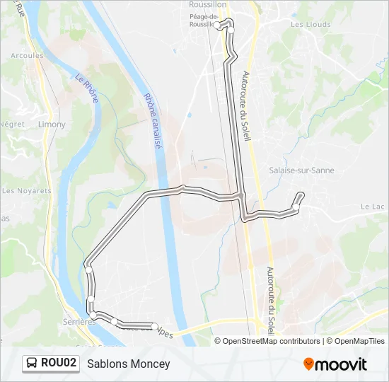 ROU02 Bus Line Map