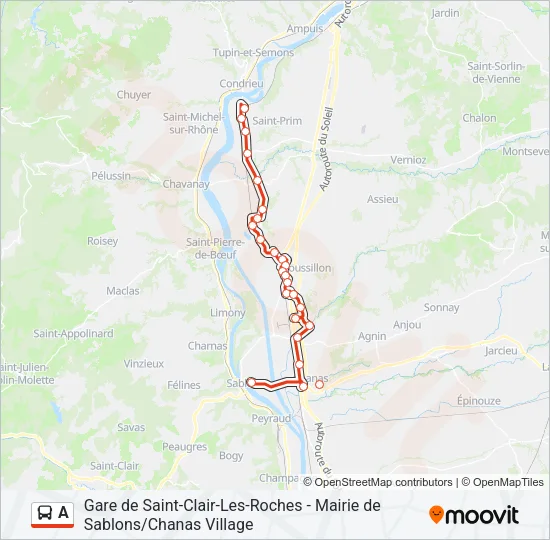 A Bus Line Map