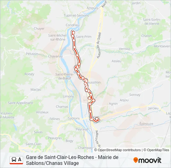 A Bus Line Map