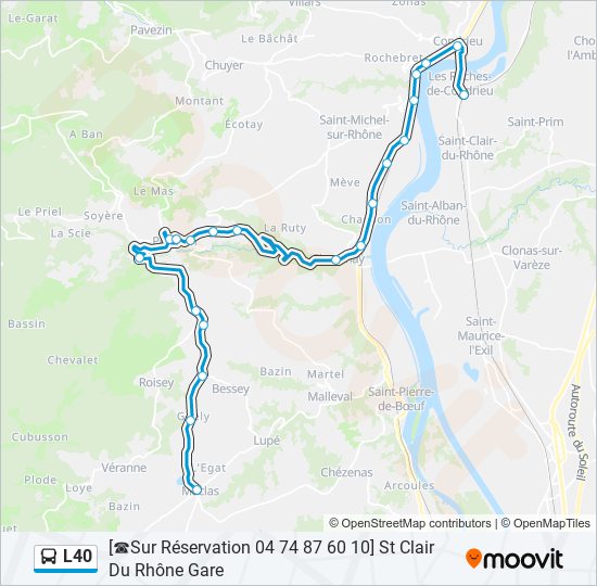 l40 Route: timetables, stops and maps