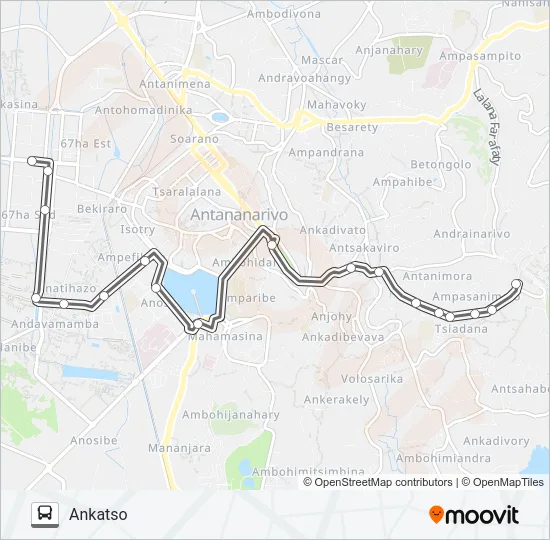 119 Bus Line Map