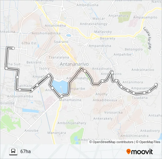 119 Bus Line Map