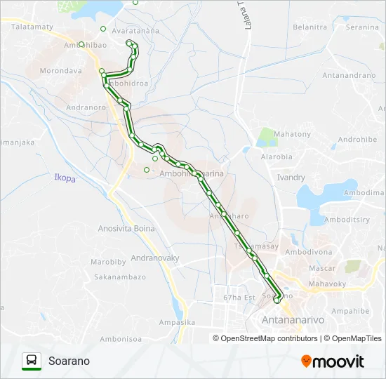 114 Bus Line Map