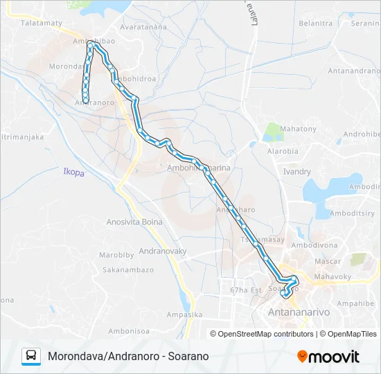 112 Bus Line Map