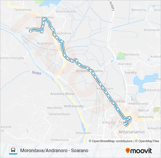 112 Bus Line Map