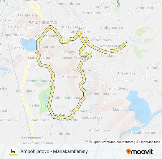 128 Bus Line Map