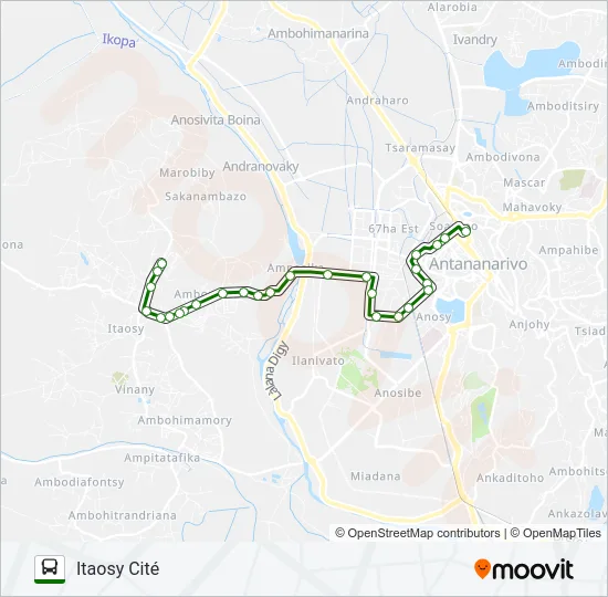 143 Bus Line Map