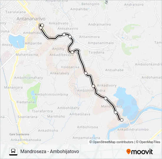 116 Bus Line Map