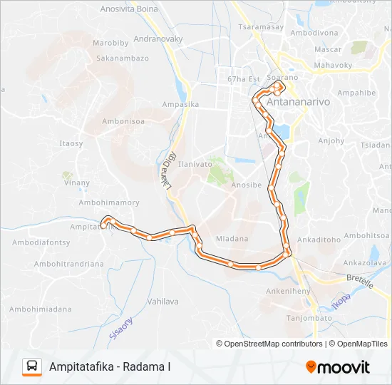140 Bus Line Map