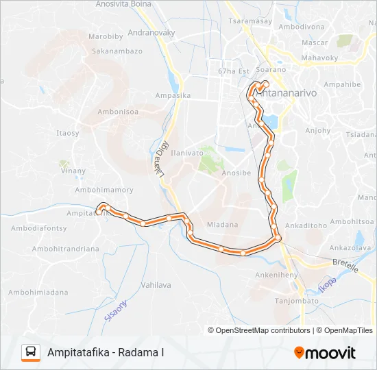 140 Bus Line Map