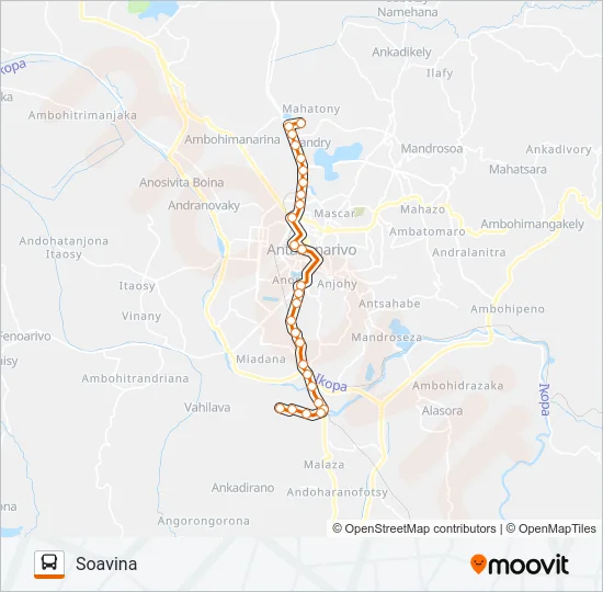 199 Bus Line Map