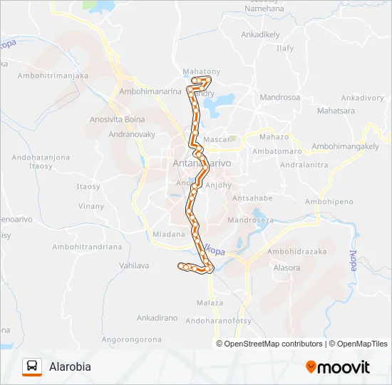 199 Bus Line Map