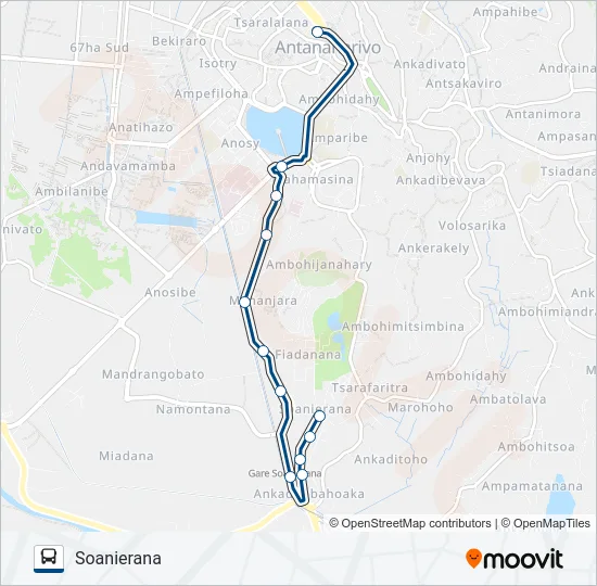 142 Bus Line Map